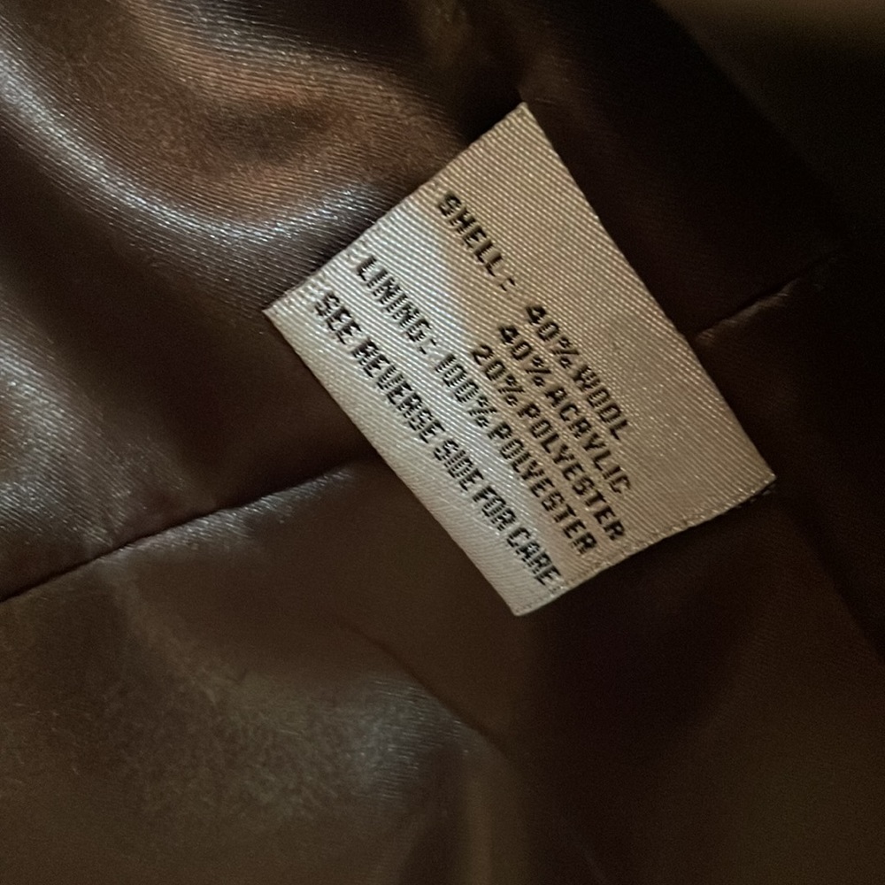 Steve Madden wool pea coat size large - Picture 3 of 8